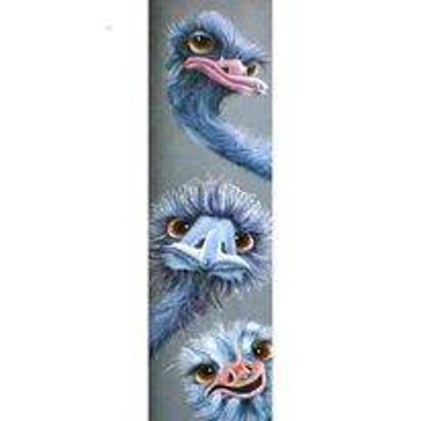 6. Struisvogelkoppen Diamond Painting - 70x20 cm - Vierkante Stenen - Directe Levering & Afhaaloptie!