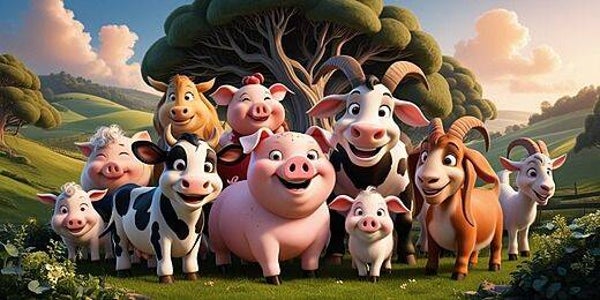 animatie boerderij dieren d66