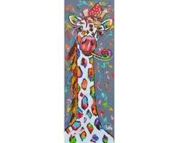 feestje met giraf 75x25 cm vierkante stenen