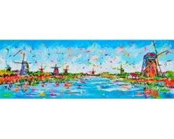 zaanse schans 75x25 cm vierkante stenen