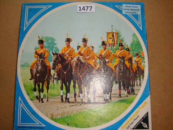 Rundes Puzzle - Reiter #1477