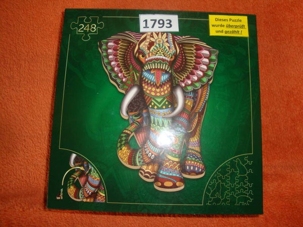 Holzpuzzle Elefant #1793