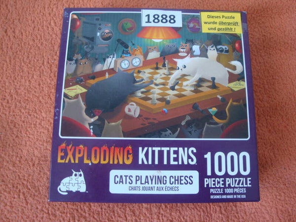 Katzen beim Schach #1888