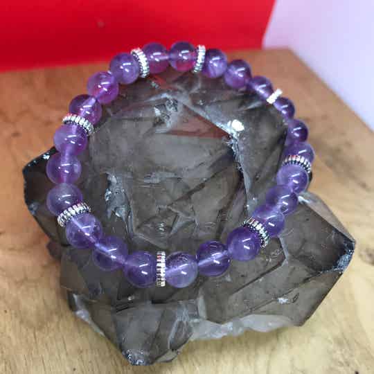 Bracelet en Améthyste 8mm
