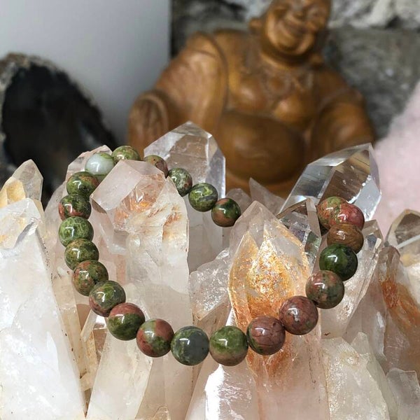 Bracelet en Unakite 6mm