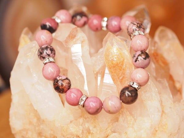 Bracelet en Rhodonite 10mm