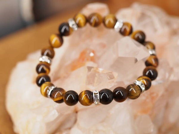 Bracelet en Oeil de Tigre 8mm