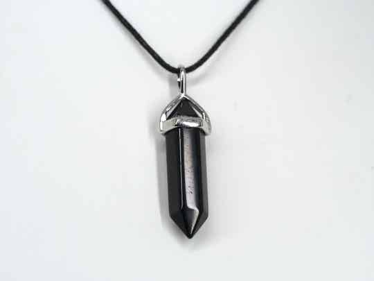 Pendentif Pointe en Obsidienne Oeil Céleste