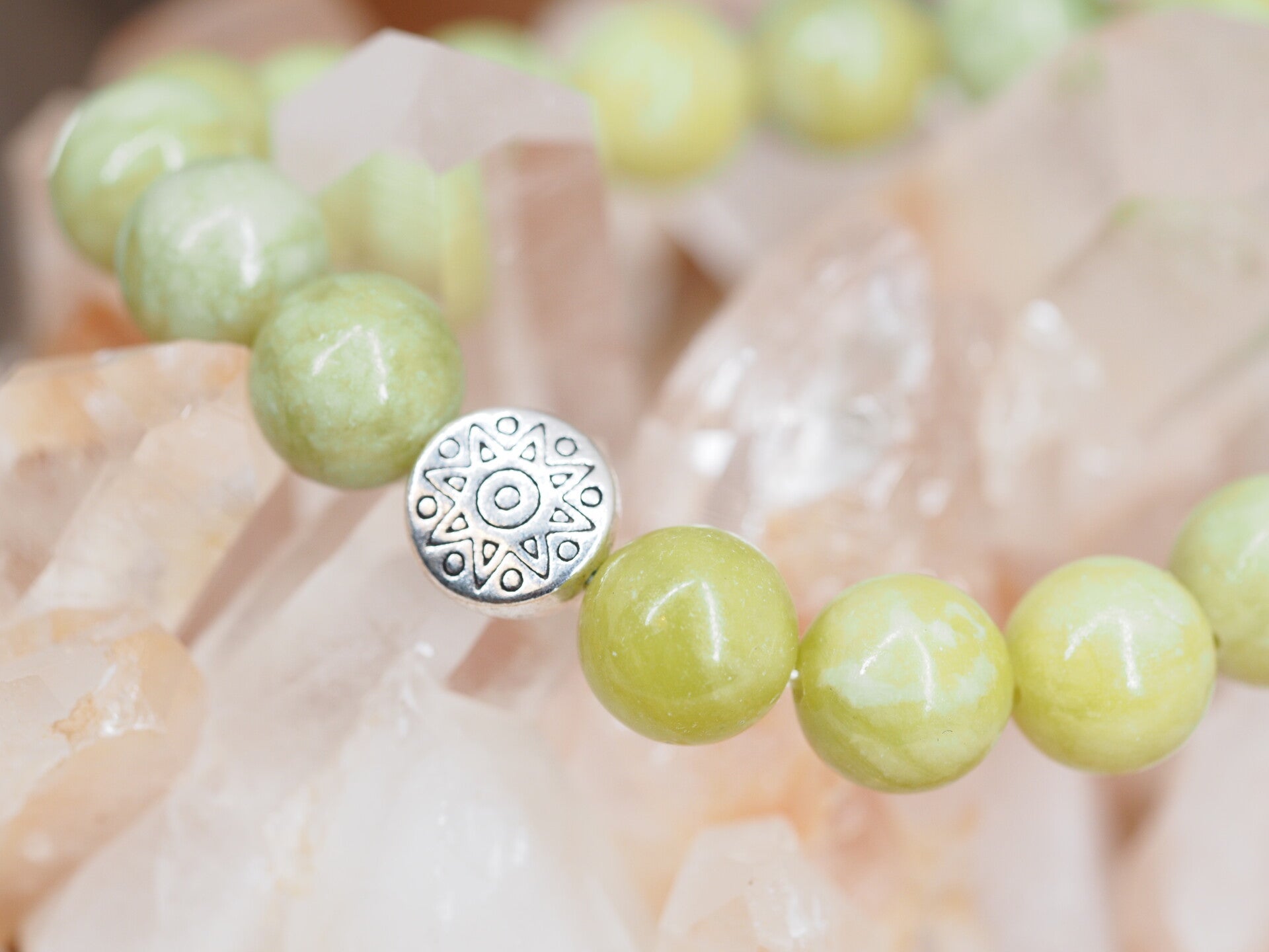 Bracelet en Péridot 10mm