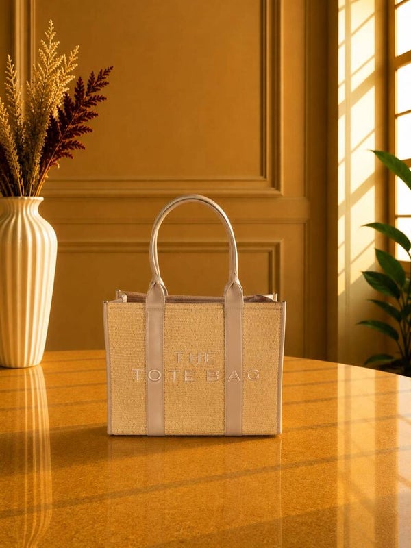 Tote bag groot Ibiza stijl bruin