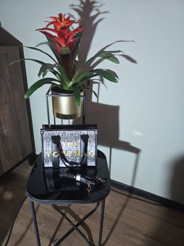Tote bag middel zwart