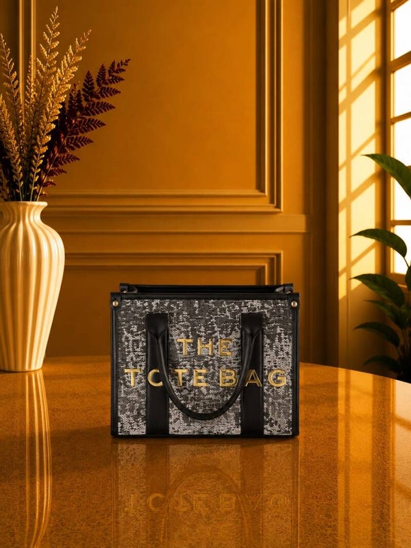 Tote bag middel zwart