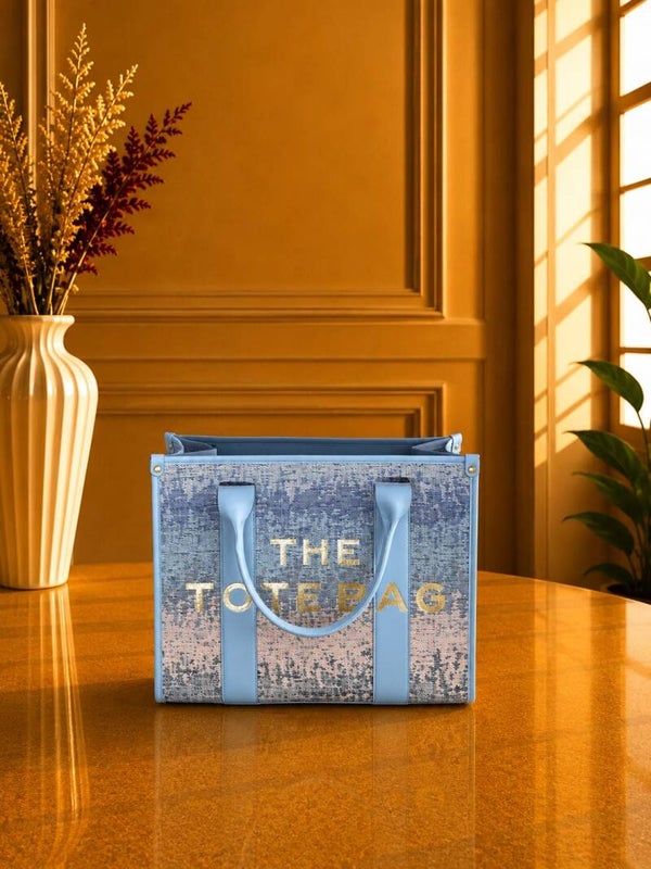 Tote bag groot blauw