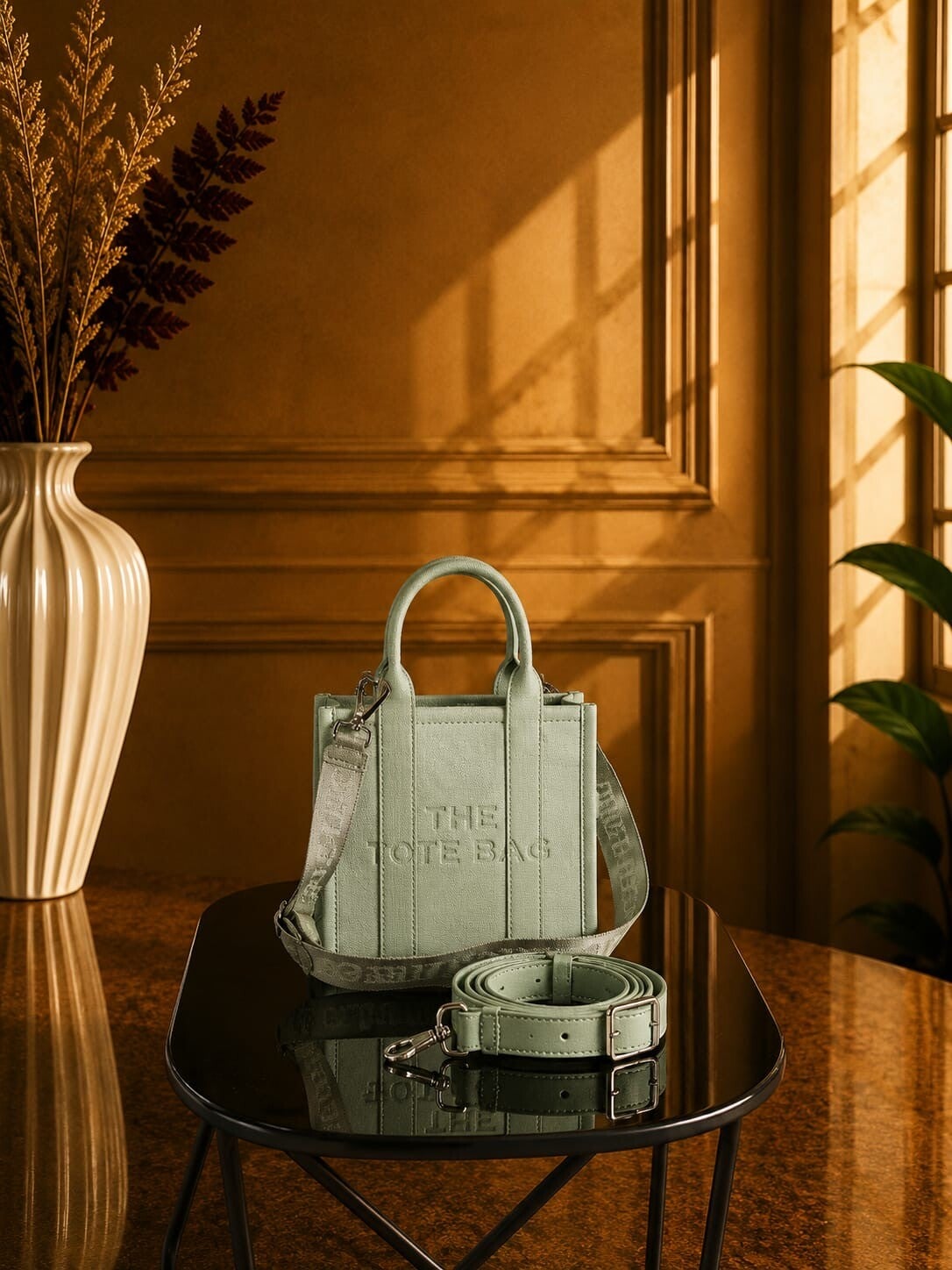 Tote bag middel groen