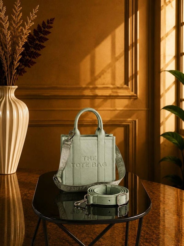 Tote bag middel groen