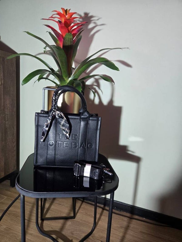 Tote bag middel zwart