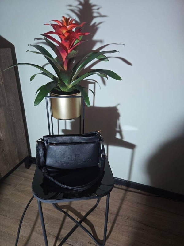 Tote bag 3 ritsen zwart