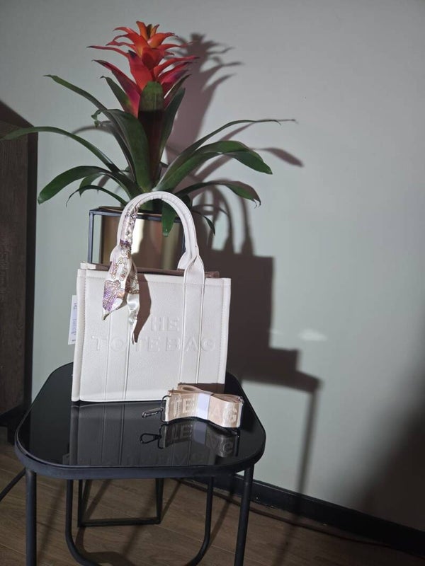 Tote bag middel creme