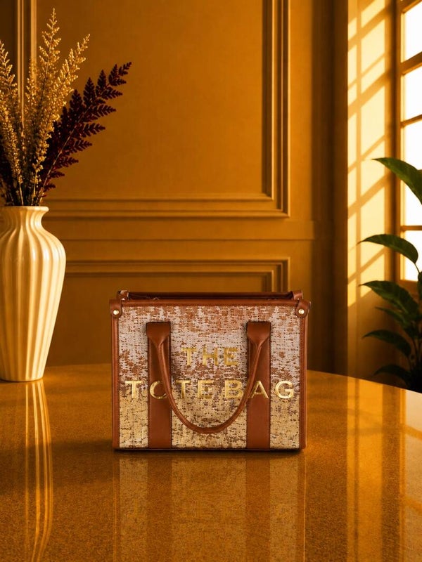 Tote bag middel bruin