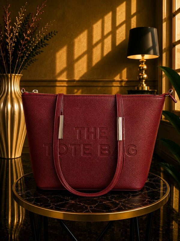 Tote bag middel rood