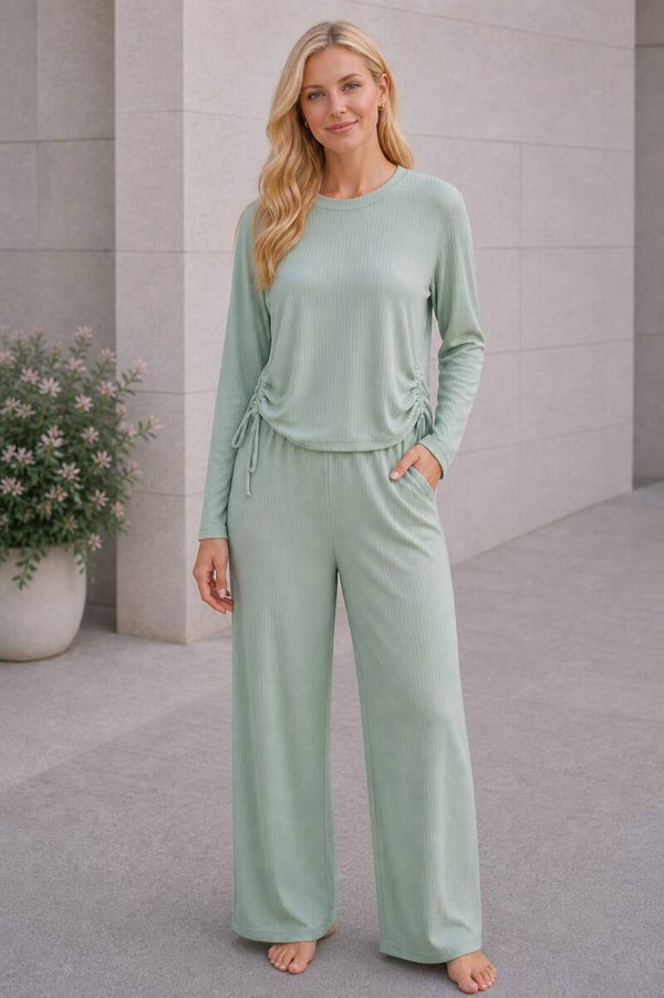 2 delige set mint groen
