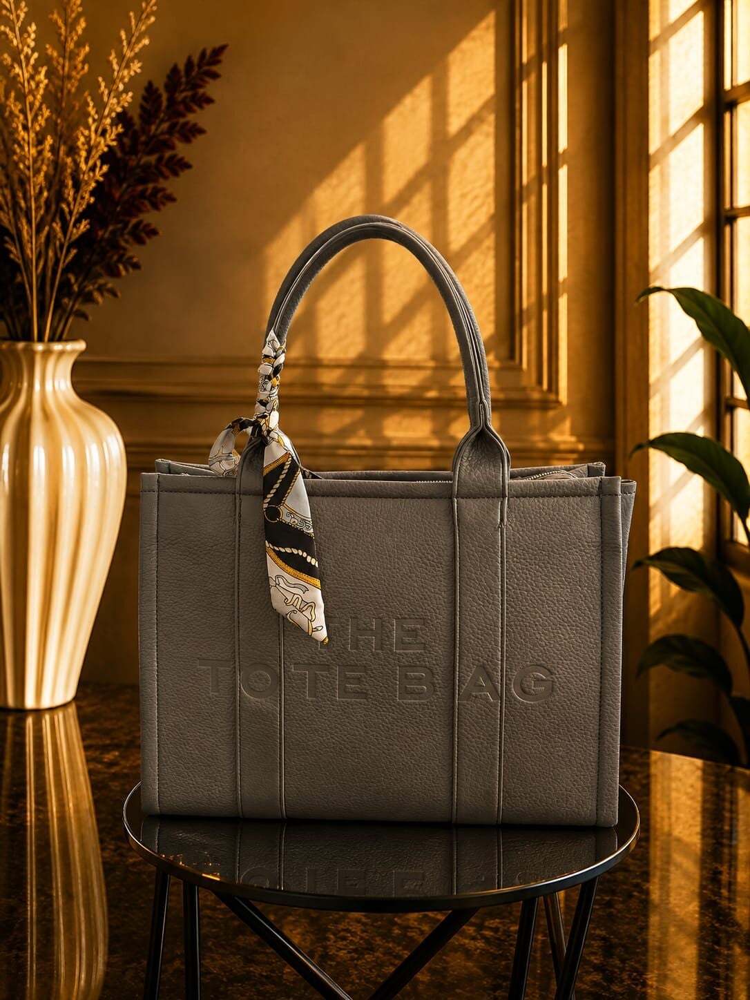Tote bag groot grijs