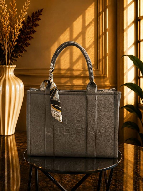 Tote bag groot grijs