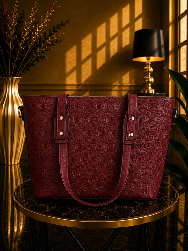 Tas met M logo rood