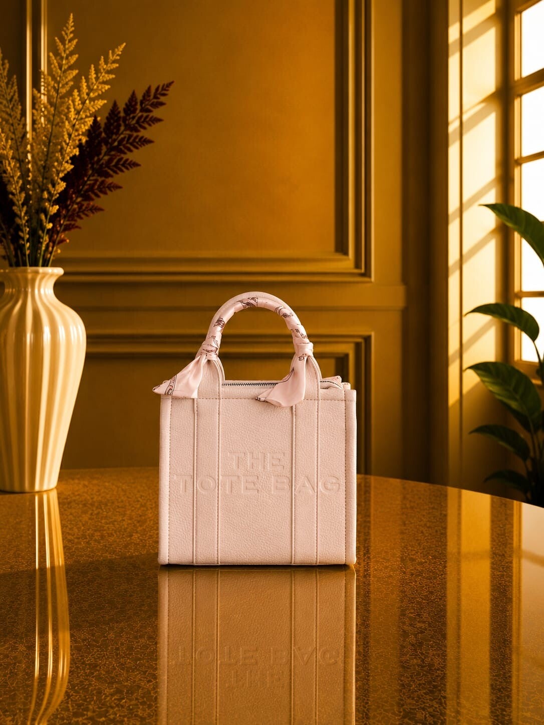 Tote bag mini creme