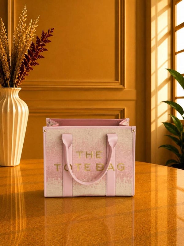 Tote bag groot roze