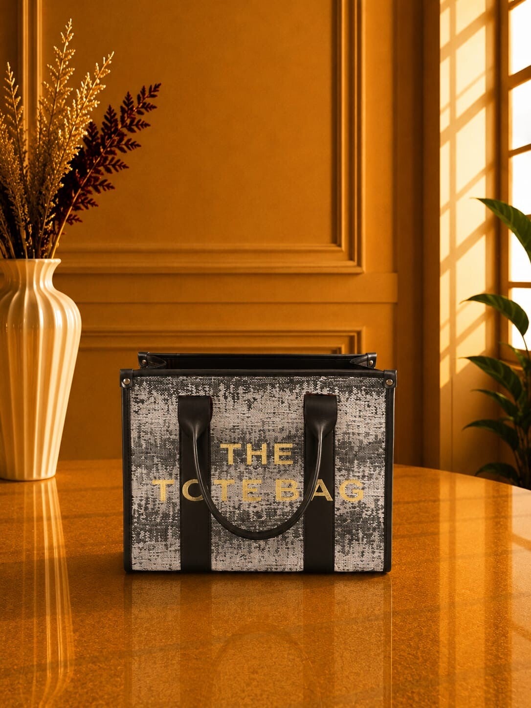 Tote bag groot zwart