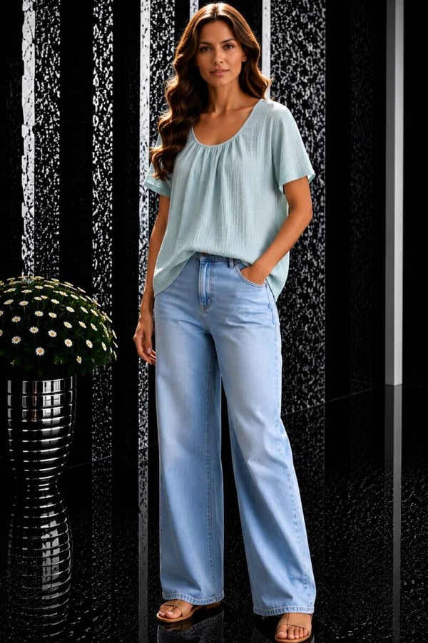 Top blauw