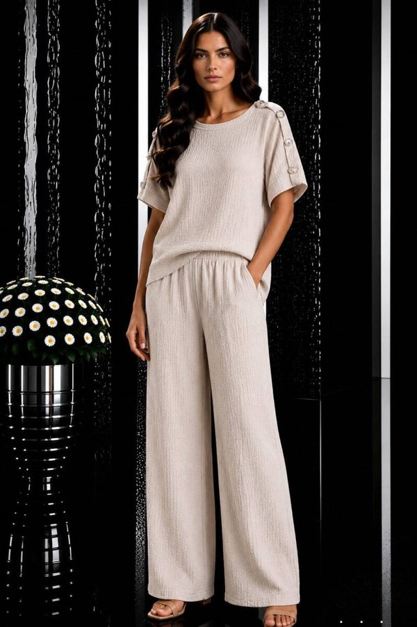 2 delige set beige