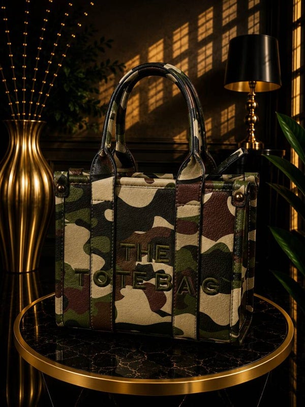 Tote bag mini leger groen
