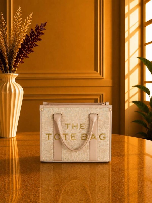 Tote bag middel creme
