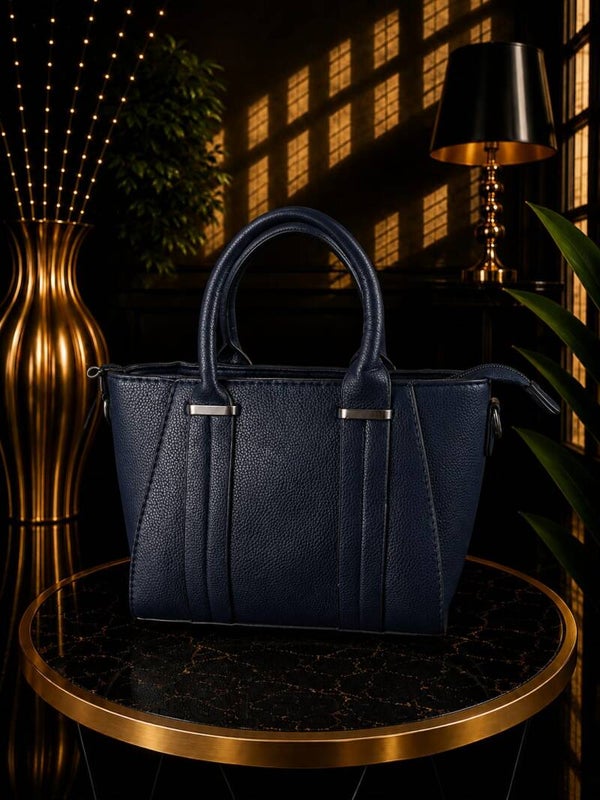 Handtas met lange band navy