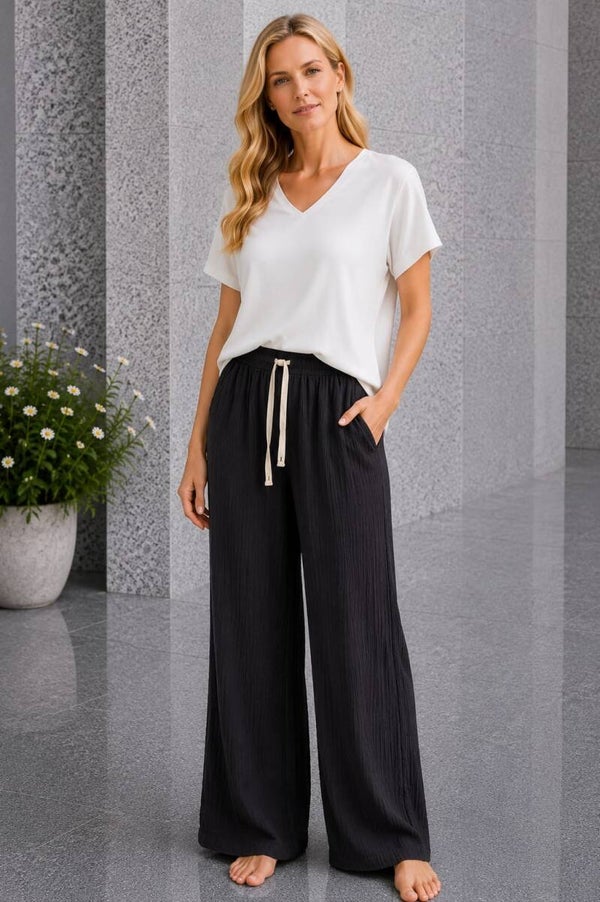Travel broek zwart