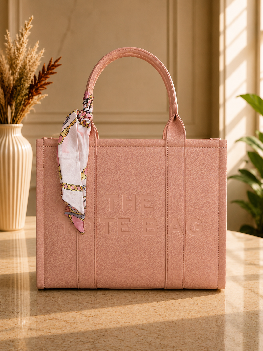 Tote bag groot roze