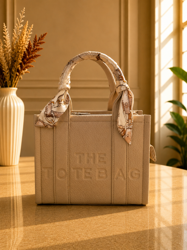 Tote bag mini khaki
