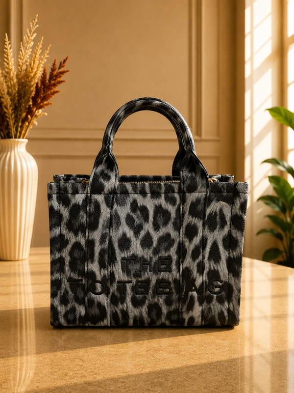 Tote bag mini tijger black