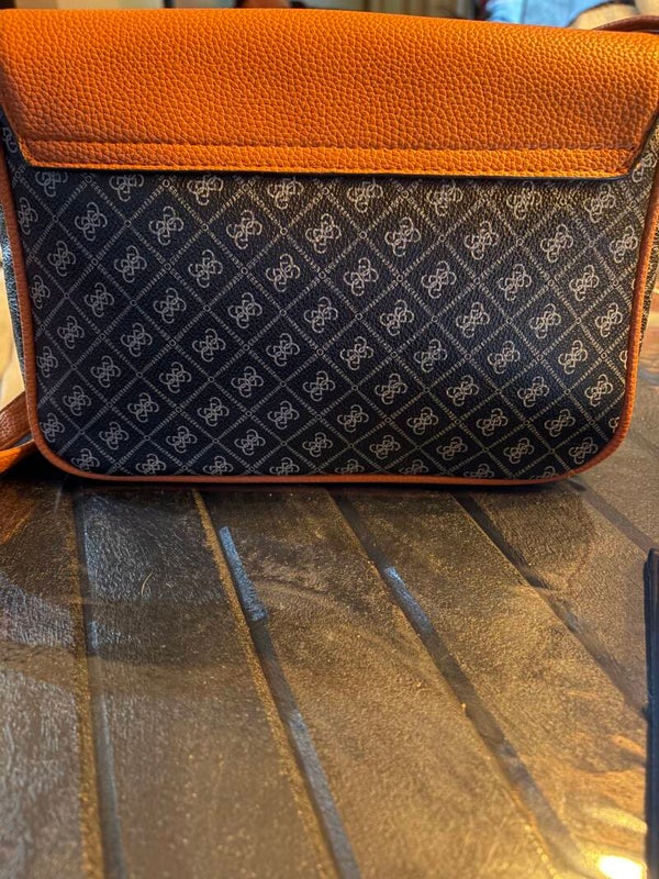 Tote bag schoudertas met rits zwart met wit motief