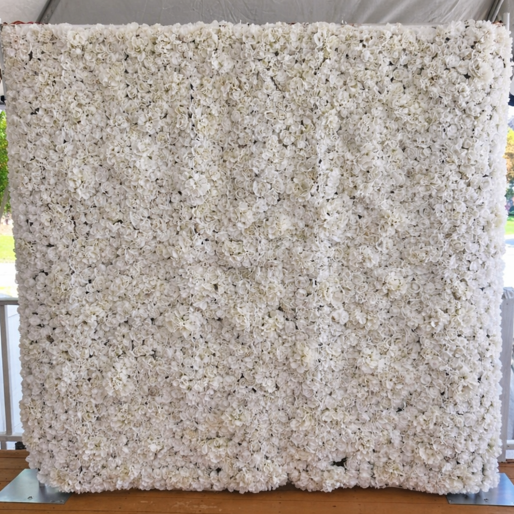 Luxury flower wall rental for weddings and special events in Hudson Valley NY