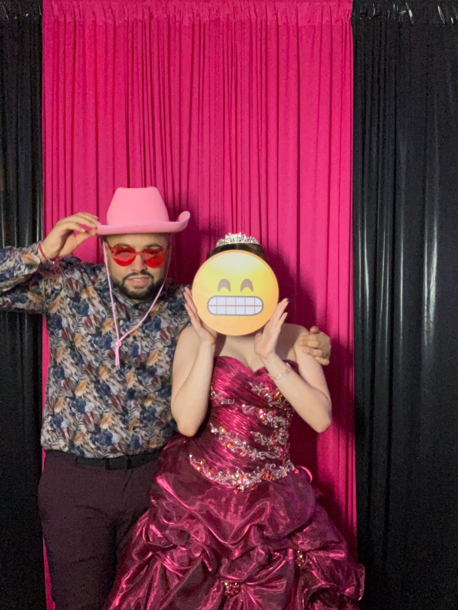 Modern photo booth rental setup for weddings and events in Hudson Valley