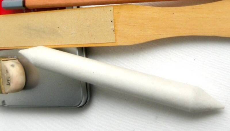 Matérie pour le dessin estompe