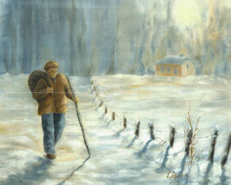 La couleur de la neige en peinture