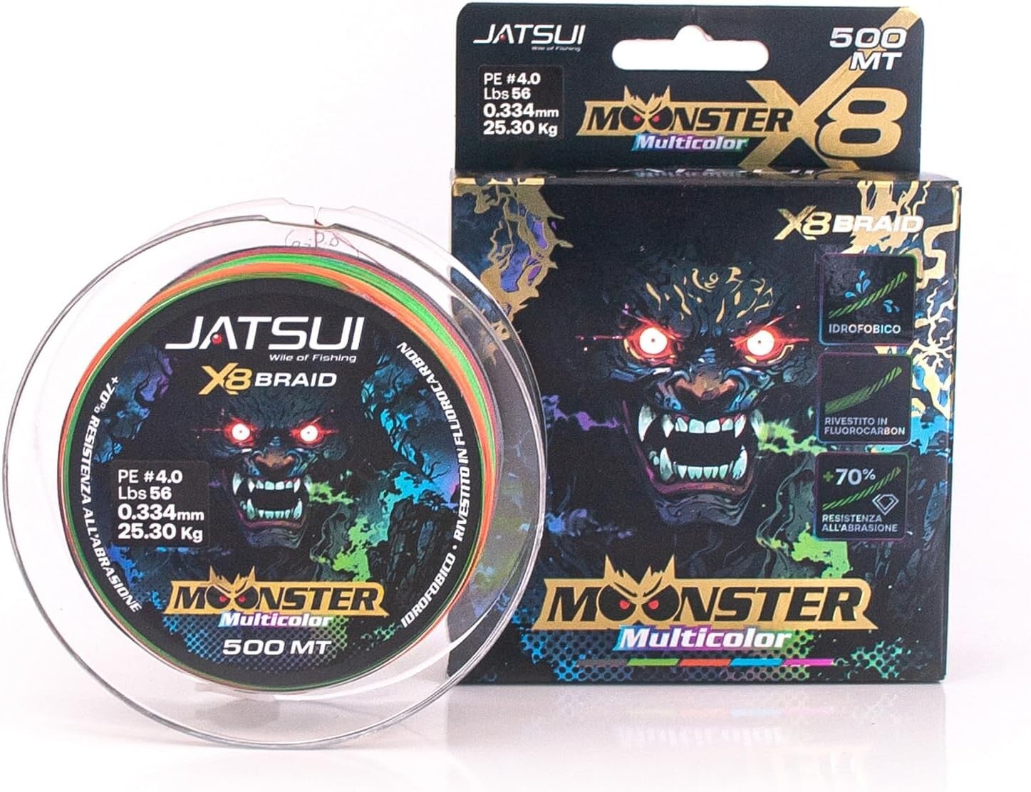 TRECCIATO JATSUI MOONSTER 300  MT - MULTICOLOR
