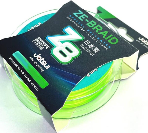 TRECCIATO JATSUI ZE-BRAID - 300 MT - GREEN