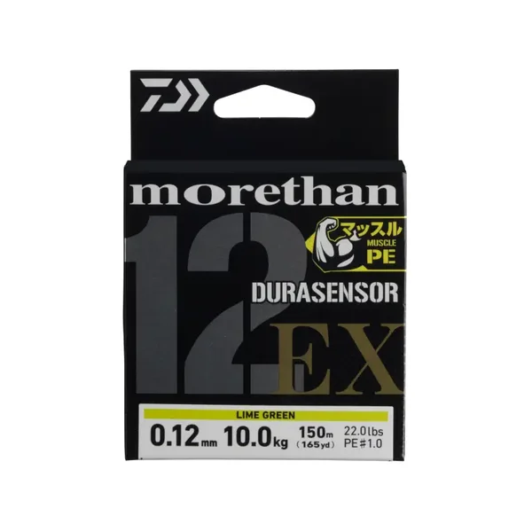 TRECCIATO DAIWA MORETHAN DURASENSOR 12 EX - 150 MT