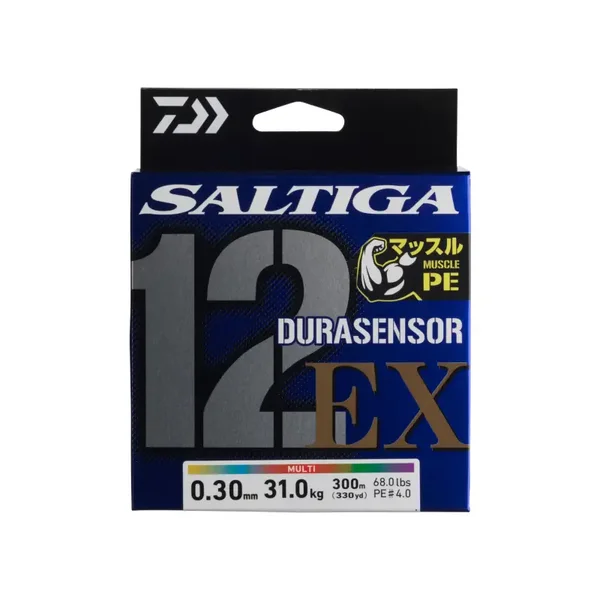 TRECCIATO DAIWA SALTIGA DURASENSOR 12 EX - 300MT - MULTICOLOR