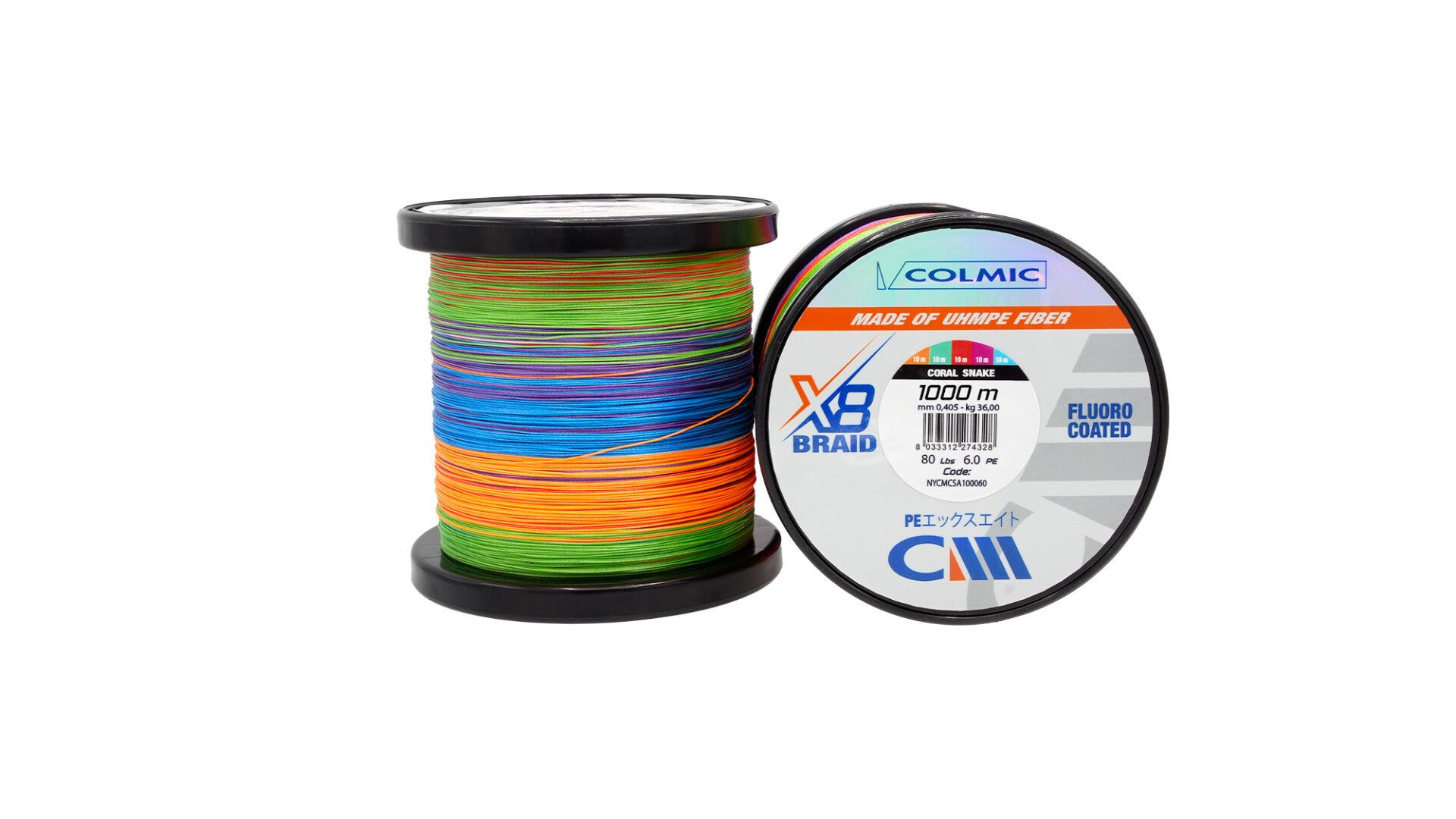 TRECCIATO COLMIC CMX8 CORAL SNAKE - BOB DA 300 - 500 - 1000